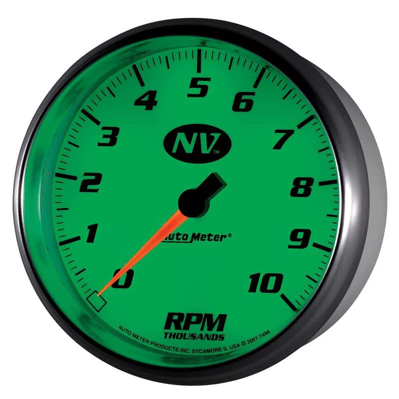 AutoMeter — AutoMeter Gauge Tachometer 5in. 10K RPM In-Dash NV
5" TACH, 10,000 RPM, - view 5