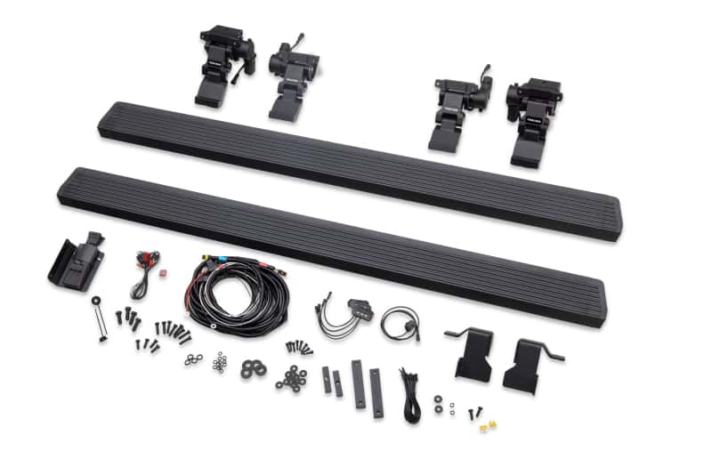 Go Rhino — RealTruck 18-24 Jeep Wrangler 4dr VoltStep Electric Running Board Kit (Drilling Req.) - Tex. Blk
VoltStep Elec. Board - view 1