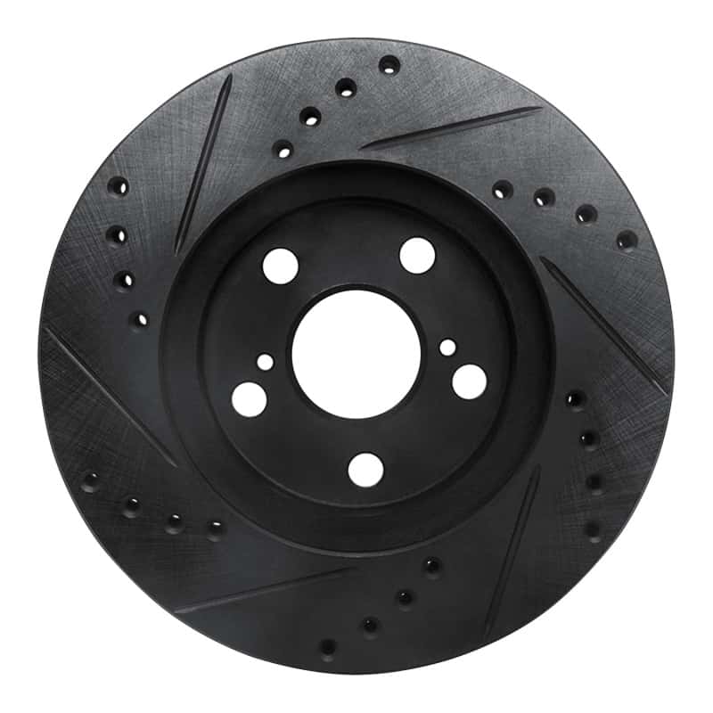 R1 Concepts — R1 94-00 Toyota Celica Front Right Drilled & Slotted Black Brake Rotor
R1 Brake Rotor Drill - view 5