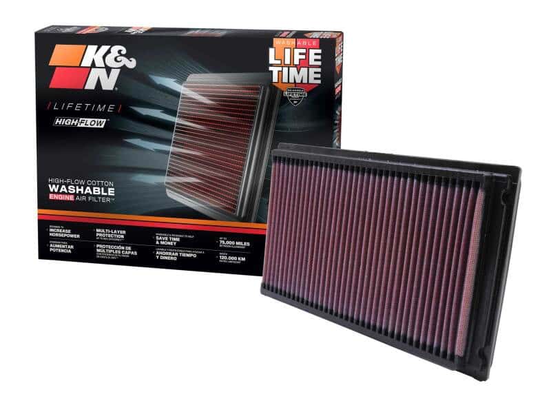 K&N Engineering — K&N 88-08 Nissan 1.8L / 87-05 Nissan/Infiniti 3.0L / 00-09 3.5LDrop In Air Filter
Replacement Air Filt
Air Filter - view 9