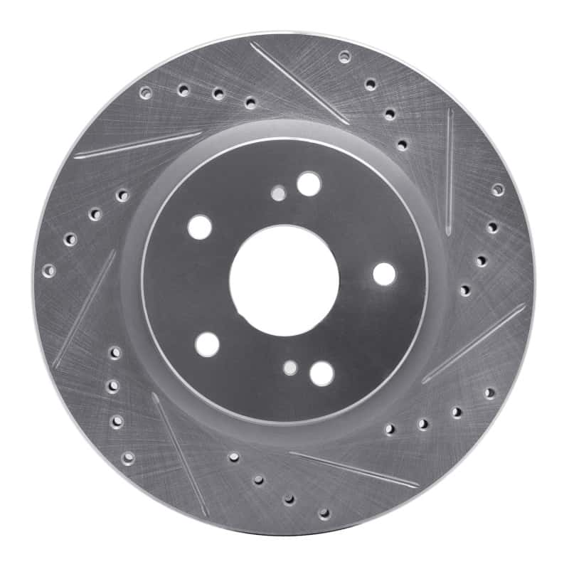R1 Concepts — R1 06-17 Suzuki Grand Vitara Front Right Drilled & Slotted Silver Brake Rotor
R1 Brake Rotor Drill - view 1