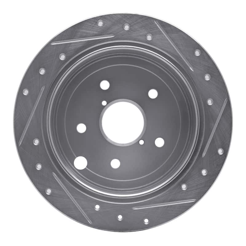 R1 Concepts — R1 15-21 Subaru WRX Rear Left Drilled & Slotted Silver Brake Rotor
R1 Brake Rotor Drill - view 5