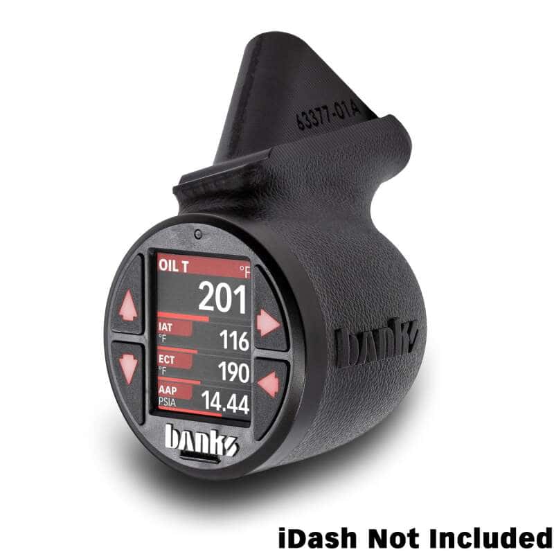 Banks Power — Banks Power 2018-2023 Jeep Gauge Pod Kit - Single Gauge - Lower Mount
iDash Stealth Pod - view 4