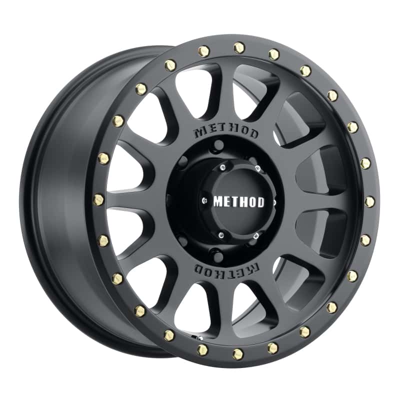 Method Wheels — Method MR305 NV 18x9 -12mm Offset 8x6.5 130.81mm CB Matte Black Wheel - view 1