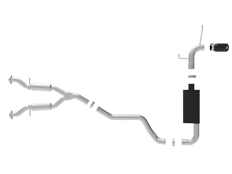 aFe — aFe Large Bore HD 3in 304 SS Cat-Back Exhaust w/ Black Tips 14-19 Jeep Grand Cherokee (WK2) V6-3.6L
Cat-Back Exhaust - view 5