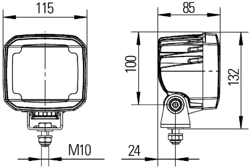 Hella — Hella Work Lamp Wa 0Gr Md1224 Dt Ub 1Ga
WORK LAMP - view 7