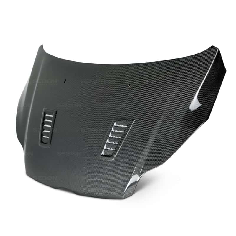 Seibon — Seibon 12-13 Ford Focus RS-Style Carbon Fiber Hood - view 9
