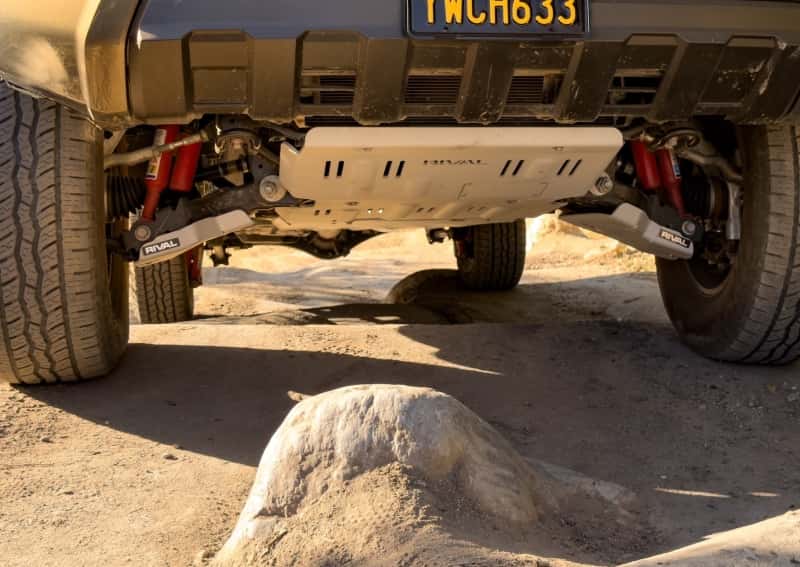 Rival 4x4 — Rival 2024-Present Toyota Tacoma 4th Gen Aluminum Lower Controls Skid Plate
Controls Skid Plate - view 6