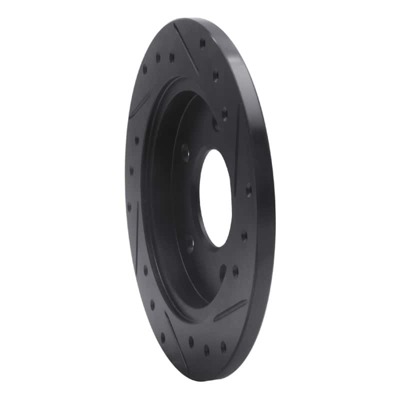R1 Concepts — R1 88-94 Buick Regal Rear Left Drilled & Slotted Black Brake Rotor
R1 Brake Rotor Drill - view 4