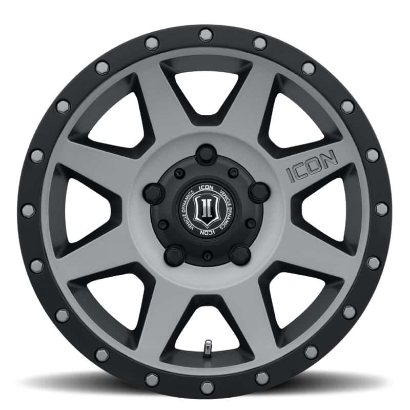 ICON — ICON Rebound 18x9 5x150 25mm Offset 6in BS 110.1mm Bore Titanium Wheel
REBOUND WHEEL - view 2