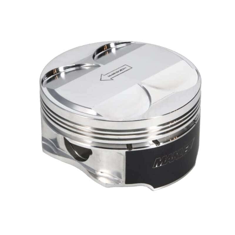 Manley Performance — Manley 03-07 Nissan 350Z/ Maxima 81.4mm Stroker 95.5mm Std Bore 11.0:1 Dome Piston Set w/Rings
Piston Set - view 2