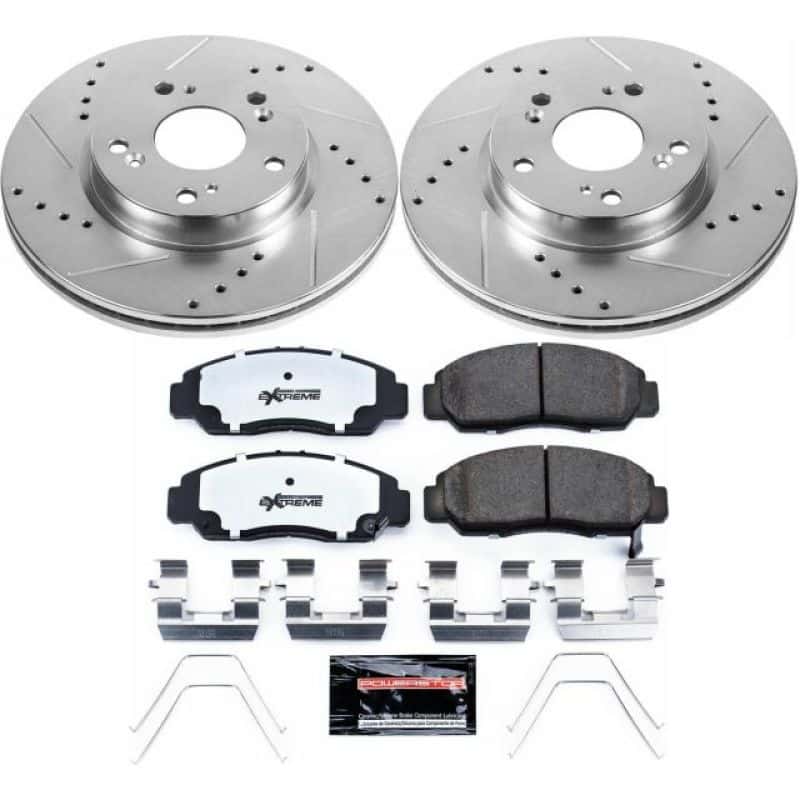PowerStop — Power Stop 12-15 Honda Civic Front Z26 Street Warrior Brake Kit - view 1