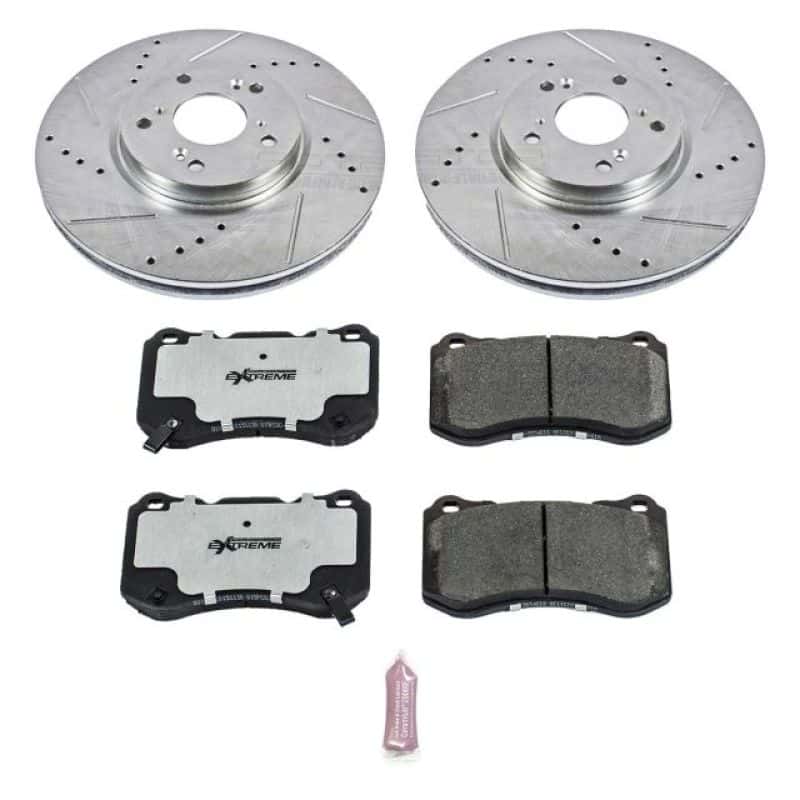 PowerStop — Power Stop 04-08 Acura TL Front Z26 Street Warrior Brake Kit - view 1