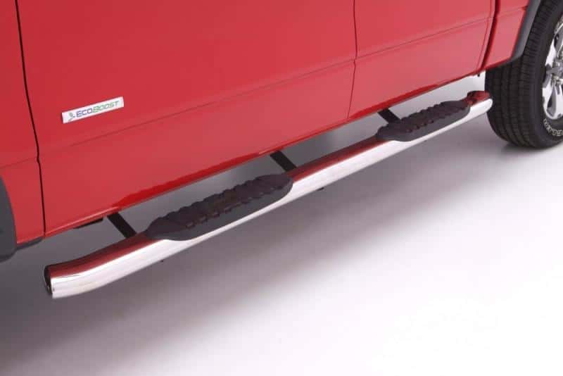 LUND — Lund 07-17 Chevy Silverado 1500 Crew Cab 5in. Curved Oval SS Nerf Bars - Polished
5 In CURVED OVAL SS
Nerf/Step Bar - view 3
