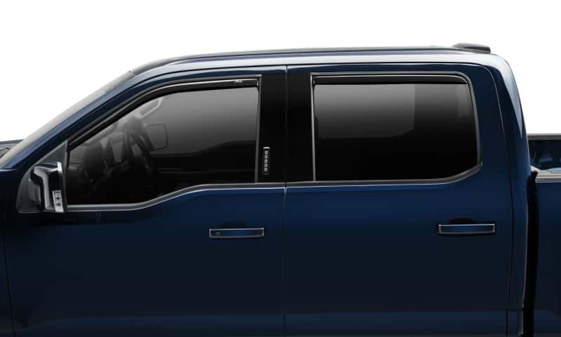 AVS — AVS 15-18 Ford F-150 Supercrew Ventvisor In-Channel Front & Rear Window Deflectors 4pc - Smoke
IN-CHANNEL VENTVISOR
Side Window Vent - view 1