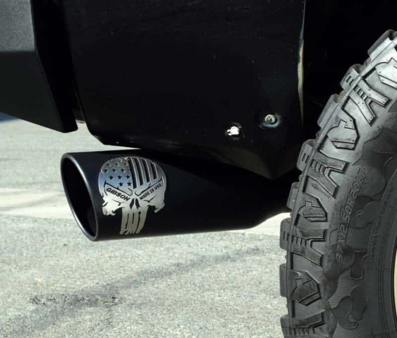 Gibson — Gibson 04-10 Nissan Titan SE 5.6L 4in Patriot Skull Series Cat-Back Single Exhaust - Stainless
Truck/Suv - view 3