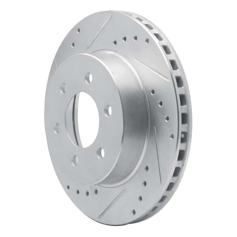 R1 Concepts — R1 91-96 Dodge Dakota 4WD Front Left Drilled & Slotted Silver Brake Rotor
R1 Brake Rotor Drill - view 2