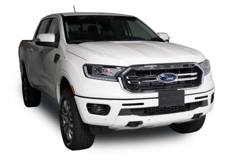 Putco — Putco 19-20 Ford Ranger w/o Adaptive Cruise - Hex Shield - Black Powder Coated Bumper Grille Inserts
Grille Insert - view 5