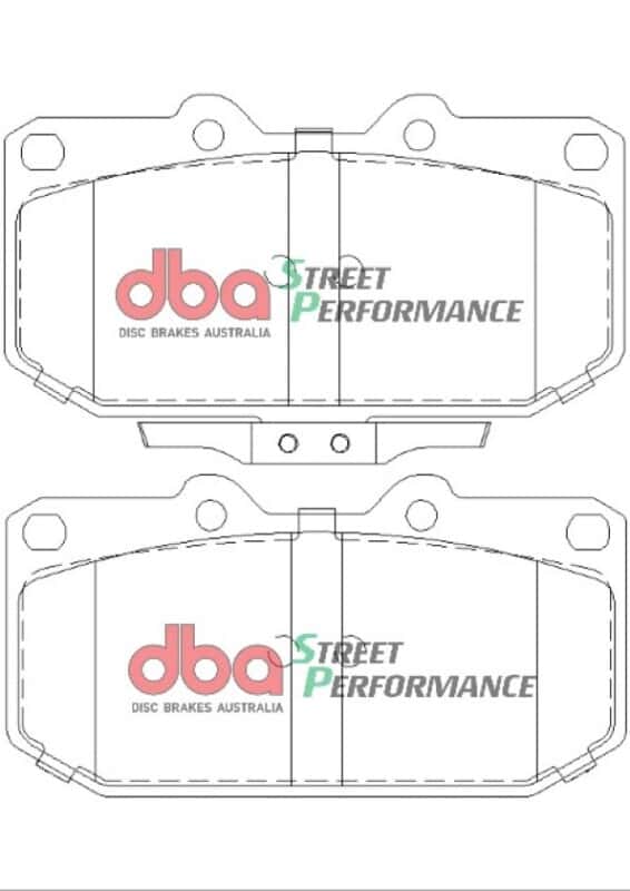 DBA — DBA 06-07 Subaru WRX SP500 Front Brake Pads
Brake Pad - view 2