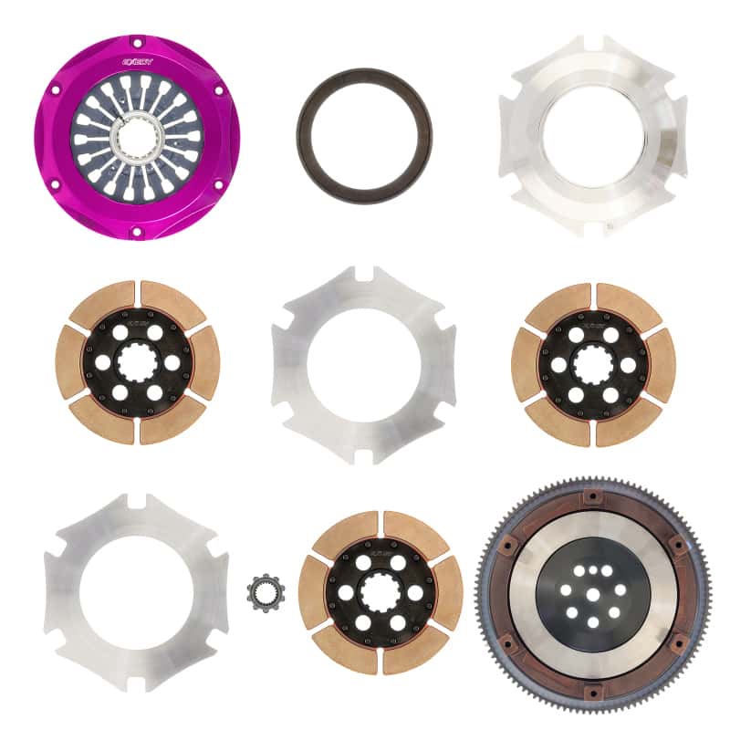 Exedy — Exedy 1996-1996 Mitsubishi Lancer Evolution IV L4 Hyper Triple Cerametallic Clutch Rigid
Hyper Multi Series
Clutch Kit - view 3