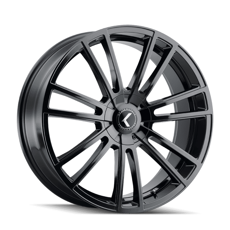 Kraze Wheels — Kraze KR183 Spectra 22x8.5 / 5x108/114.3 BP / 38mm Offset / 72.62mm Hub Gloss Black Wheel
KRAZE KR183 - view 1