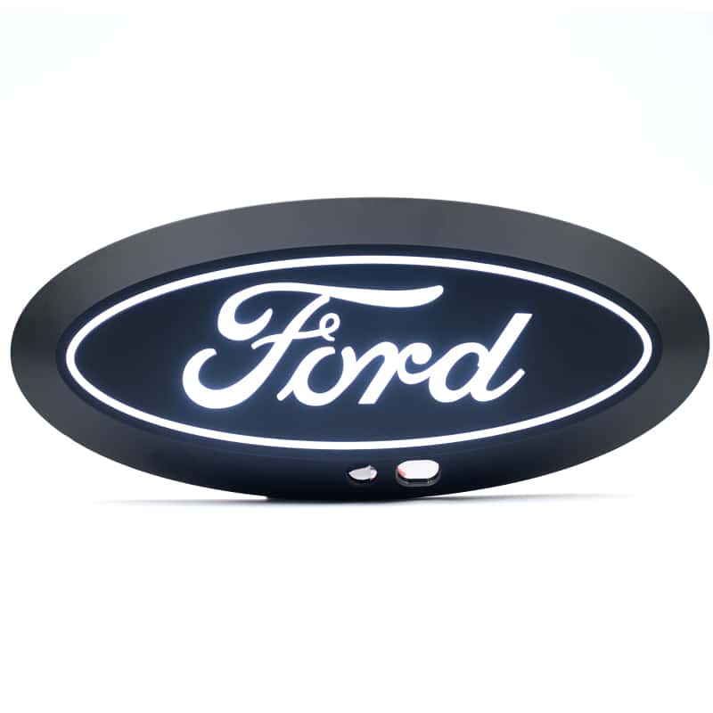 Putco — Putco 17-19 Ford SuperDuty Front Luminix Ford LED Emblem - w/ Camera CutOut
Emblem - view 1