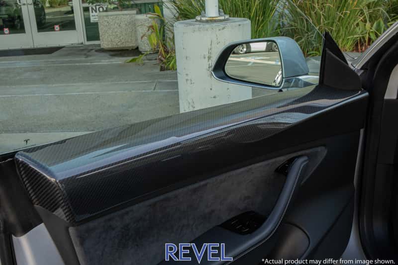 Revel — Revel GT Dry Carbon Door Trim (Front Left & Right) Tesla Model 3 - 2 Pieces - view 2