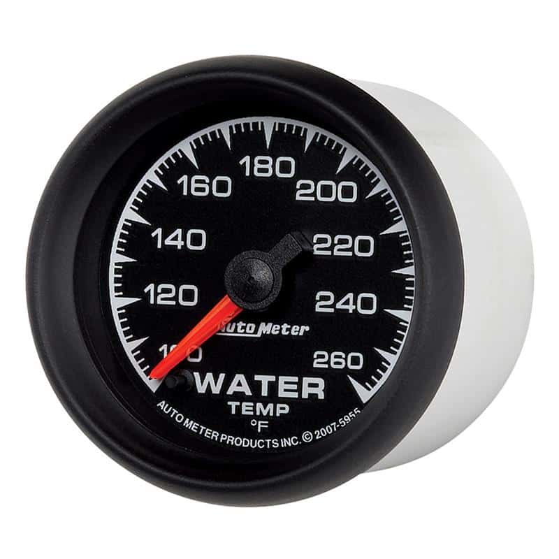 AutoMeter — Autometer ES 52.4mm 100-260 deg. F Water Temperature Gauge
GA 2" WTMP 260F S ES - view 3