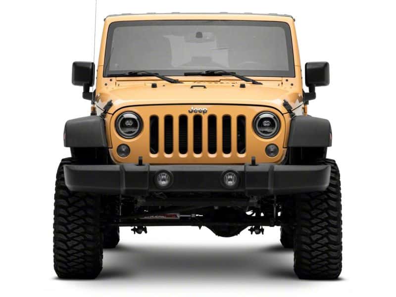 Raxiom — Raxiom 07-18 Jeep Wrangler JK Axial Series 7-In Dragon Eye LED Headlights- Blk Housing (Clear Lens)
Headlights - view 5