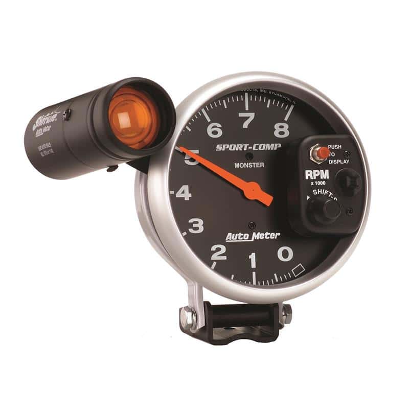 AutoMeter — Autometer Sport-Comp 5 inch 8,000 RPM Shift-Lite Tachometer
5" TACH, 8,000 RPM, - view 2