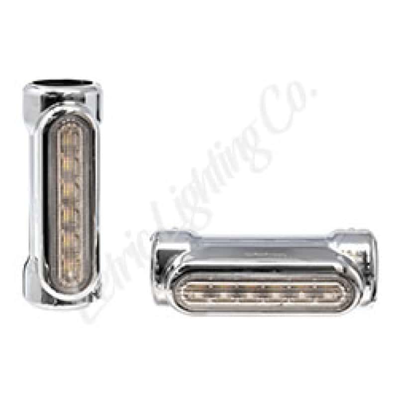 Letric Lighting — Letric Lighting Engine Guard Lights Chr/Wht - view 2