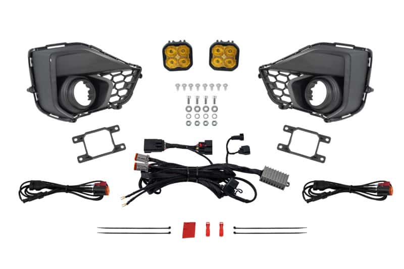 Diode Dynamics — Diode Dynamics 2029 Ford Mustang GT SS3 Add-On Fog Lamp Kit Yellow Pro - view 1