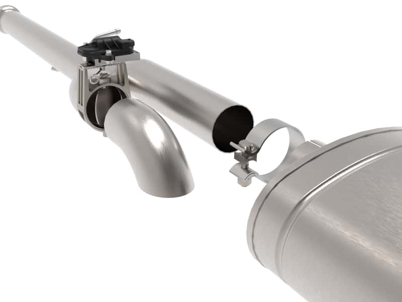 aFe — aFe Gemini XV 3in 304 SS Cat-Back Exhaust w/ Cutout 14-19 GM Trucks 4.3L/5.3L w/ Black Tips
Cat-Back Exhaust - view 2