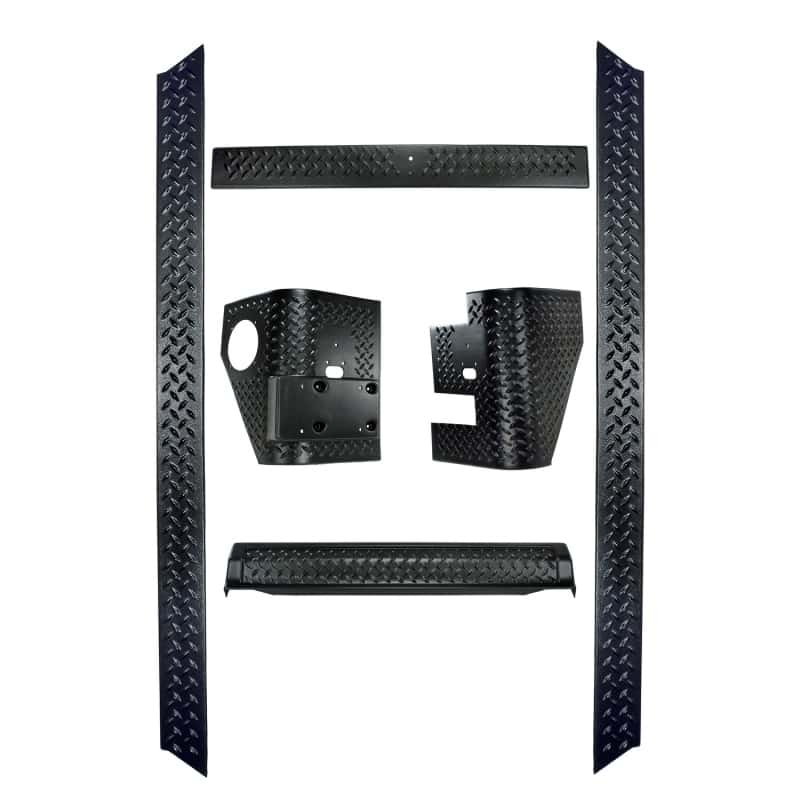 Rugged Ridge — Rugged Ridge 6-Piece Body Armor Kit 97-06 Jeep Wrangler TJ
Body Protector Kit
TRAIL ARMOR - view 2
