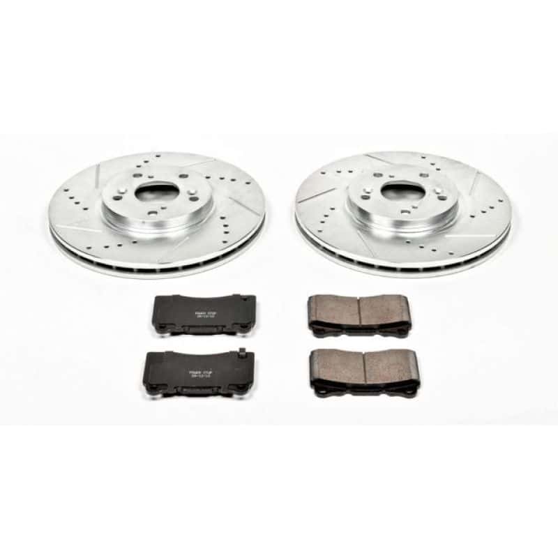 PowerStop — Power Stop 04-08 Acura TL Front Z23 Evolution Sport Brake Kit - view 1