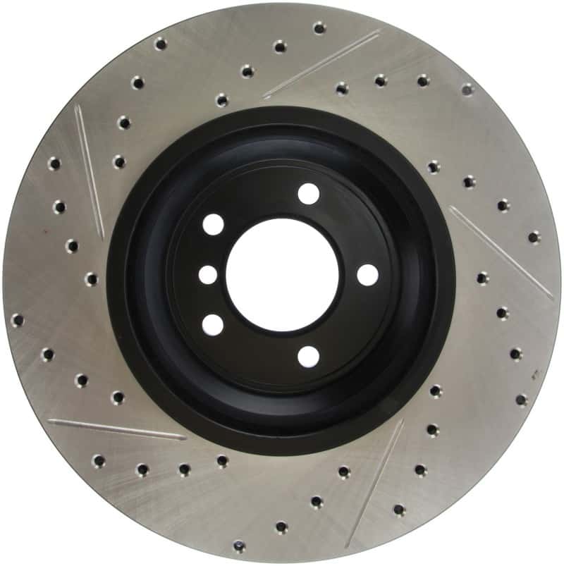 Stoptech — StopTech 07-09 BMW 335 (E90/E92/E93) Slotted & Drilled Left Front Rotor
Slot/Drill Rotor - view 3