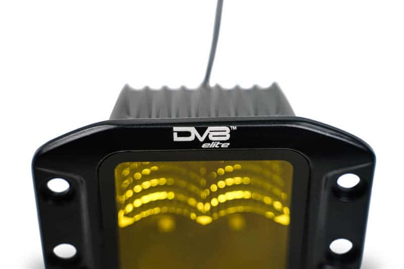 DV8 Offroad — DV8 3-Inch Elite Series LED Amber Flush Mount Pod Light - view 15