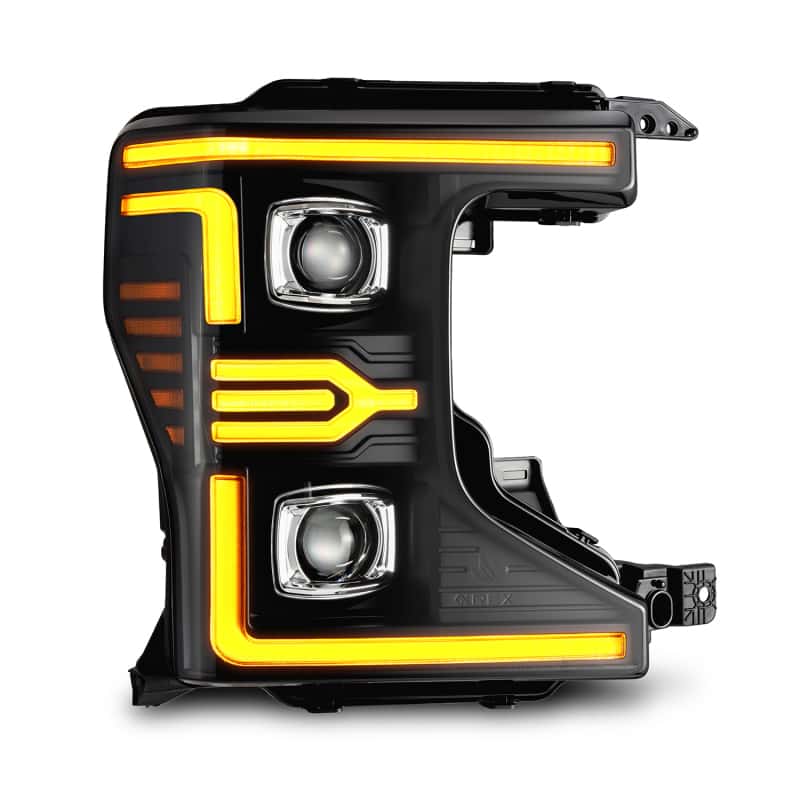 AlphaRex — AlphaRex 20-22 Ford F-250/350/450/550 SD LUXX-Series LED Proj Headlights Bk w/Acv Light SS & SBDRL
Projector Headlights - view 7