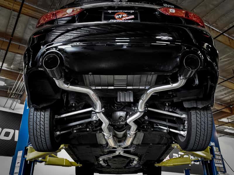 aFe — aFe Takeda 2.5in 304 SS Cat-Back Exhaust System w/ Black Tips 16-18 Infiniti Q50 V6-3.0L (tt)
Cat-Back Exhaust - view 8