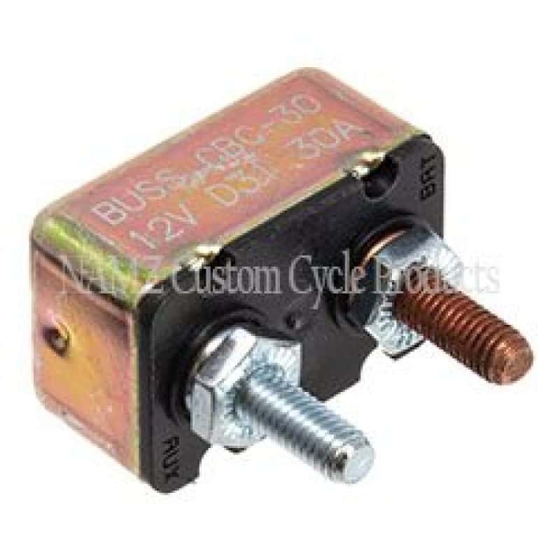 NAMZ — NAMZ Universal 30-AMP Circuit Breaker 10/32in. Studs - Single (OEM 74599-77B) - view 2