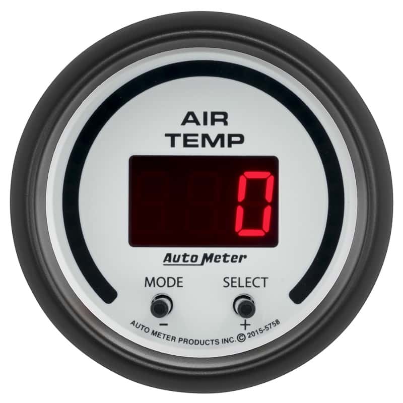 AutoMeter — Autometer Phantom 2-1/16in 0-300 Degree F Digital Dual Air Temp Gauge
2-1/16" DUAL AIR TEM - view 1