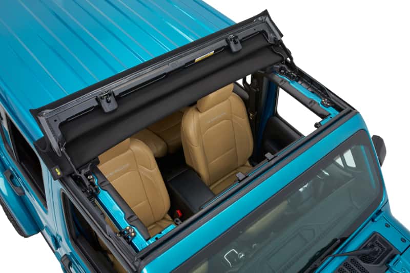 Bestop — Bestop 20-26 Jeep Gladiator / 18-26 Wrangler JL Sunrider For Hardtop (Premium Black Twill)
Sunrider - view 5