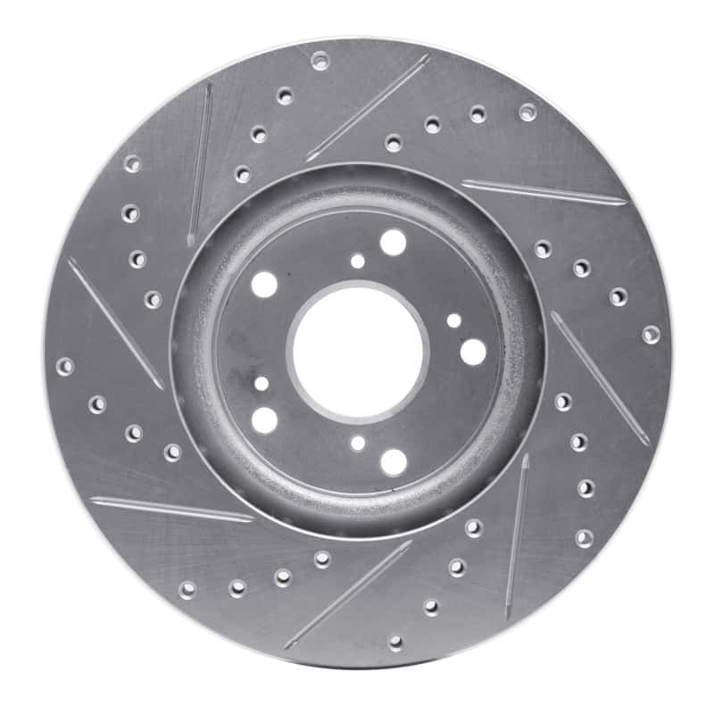 R1 Concepts — R1 06-15 Honda Civic Si Front Right Drilled & Slotted Silver Brake Rotor
R1 Brake Rotor Drill - view 5