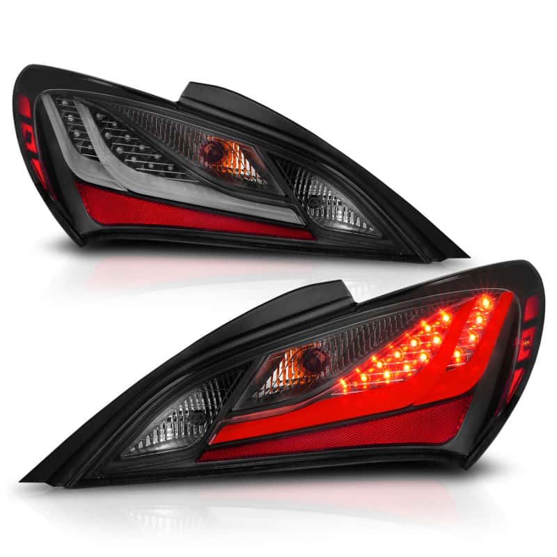 ANZO — ANZO 10-13 Hyundai Genesis 2DR LED Taillights Smoke
Tail Light Set
LED Taillights - view 2