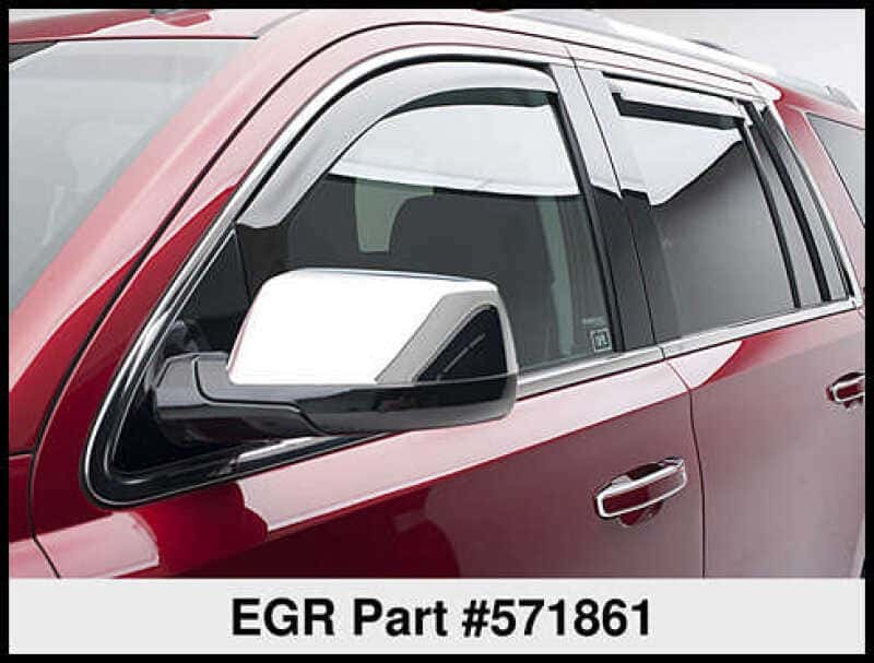 EGR — EGR 15+ Chevy Tahoe/GMC Yukon In-Channel Window Visors - Set of 4 (571861)
IN-CHANNEL SMOKE 4p
571861-IC4-S - view 11