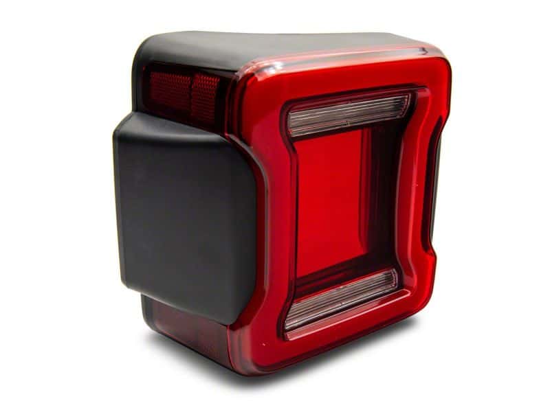 Raxiom — Raxiom 07-18 Jeep Wrangler JK Axial Series JL Style LED Tail Lights- BlkHousing- Red Lens
Lights - view 5