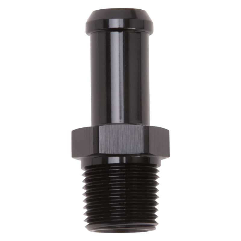 Edelbrock — Edelbrock Hose End Straight 3/8In NPT to 1/2In Barb Black Anodize
KIT PARTS - view 1