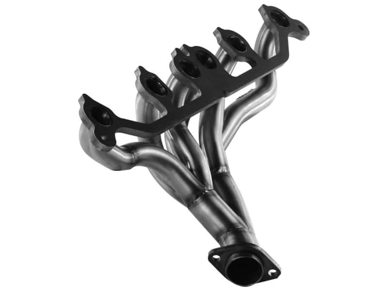 aFe — aFe Twisted Steel Header SS-409 HDR Jeep Wrangler YJ 91-99 I6-4.0L
ExhstHdr - view 2