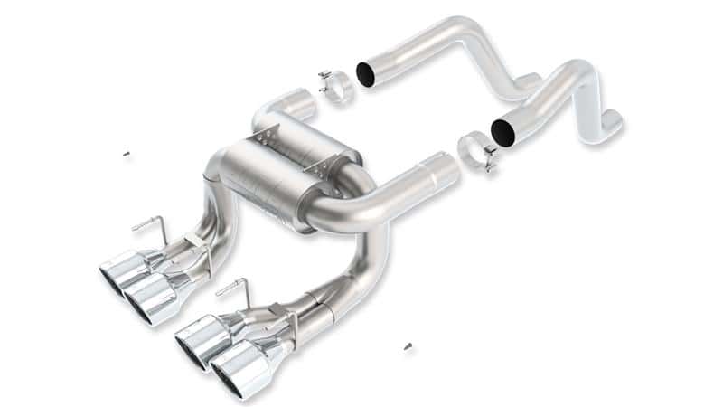 Borla — Borla 06-12 Chevrolet Corvette Z06/ZR1 6.2L/7.0L 8cyl Aggressive ATAK Exhaust (rear section only)
Axle-Back System
ExhstSysKt - view 2