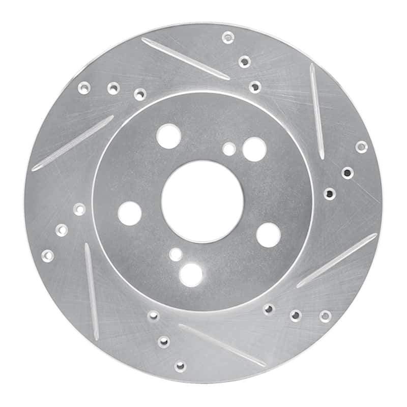 R1 Concepts — R1 16-22 Toyota Prius Front Right Drilled & Slotted Silver Brake Rotor
R1 Brake Rotor Drill - view 1